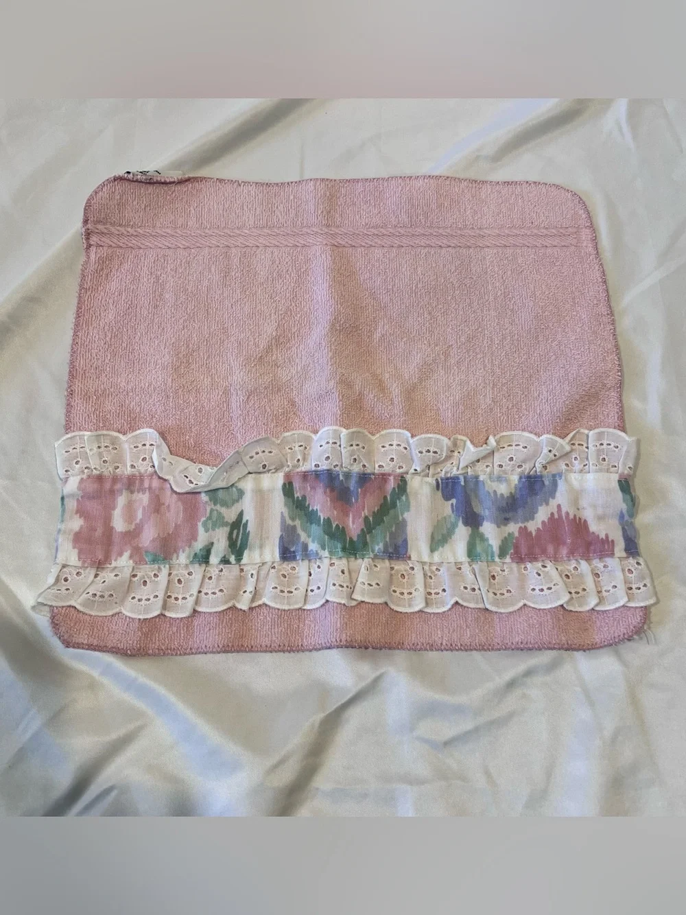 Vintage Lady Pepperell Celebration Pink Cottagecore Towel Set